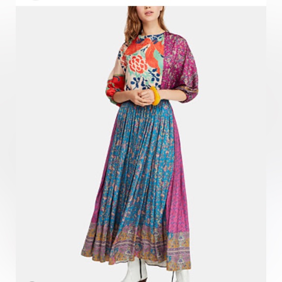 Free People Multicolor Maxi Dress - Picture 3 of 10